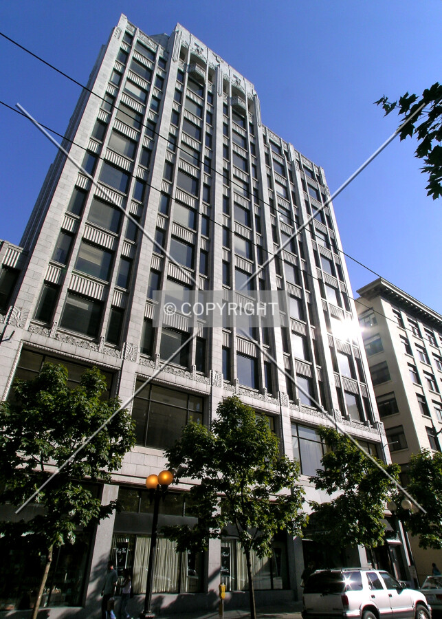 As seen from Pine Street