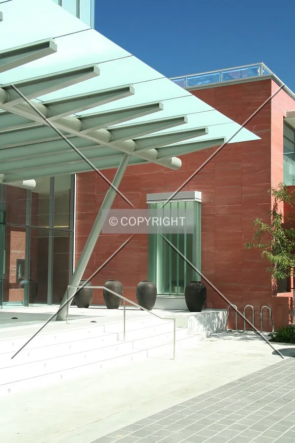 Canopy over main entrance