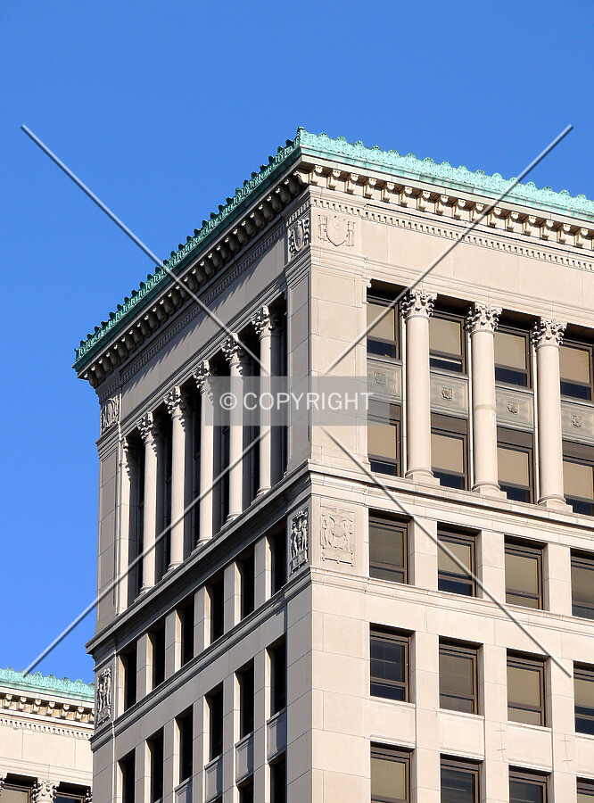 Top corner facing Grand Boulevard and Second Avenue as seen from the west