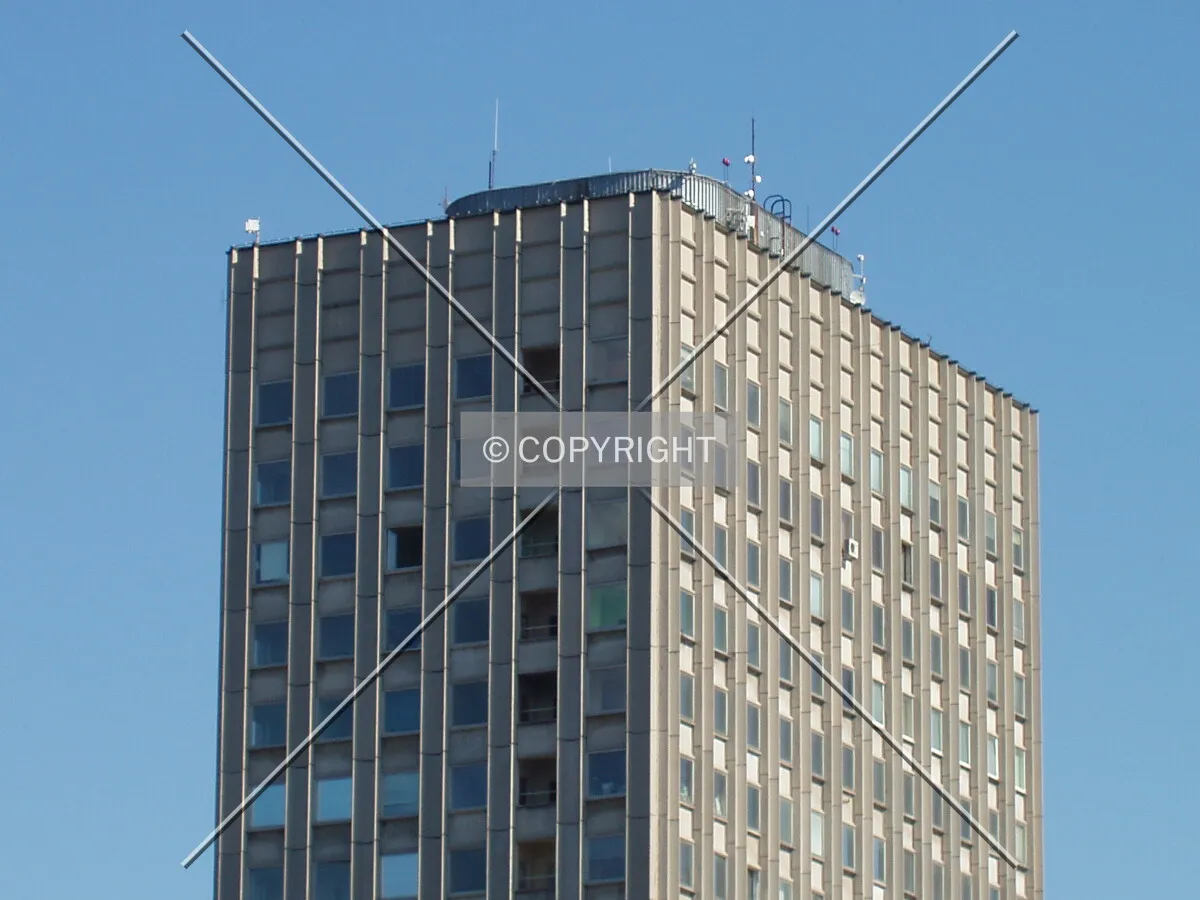 The upper part viewed from across Kr. Valdemara Street
