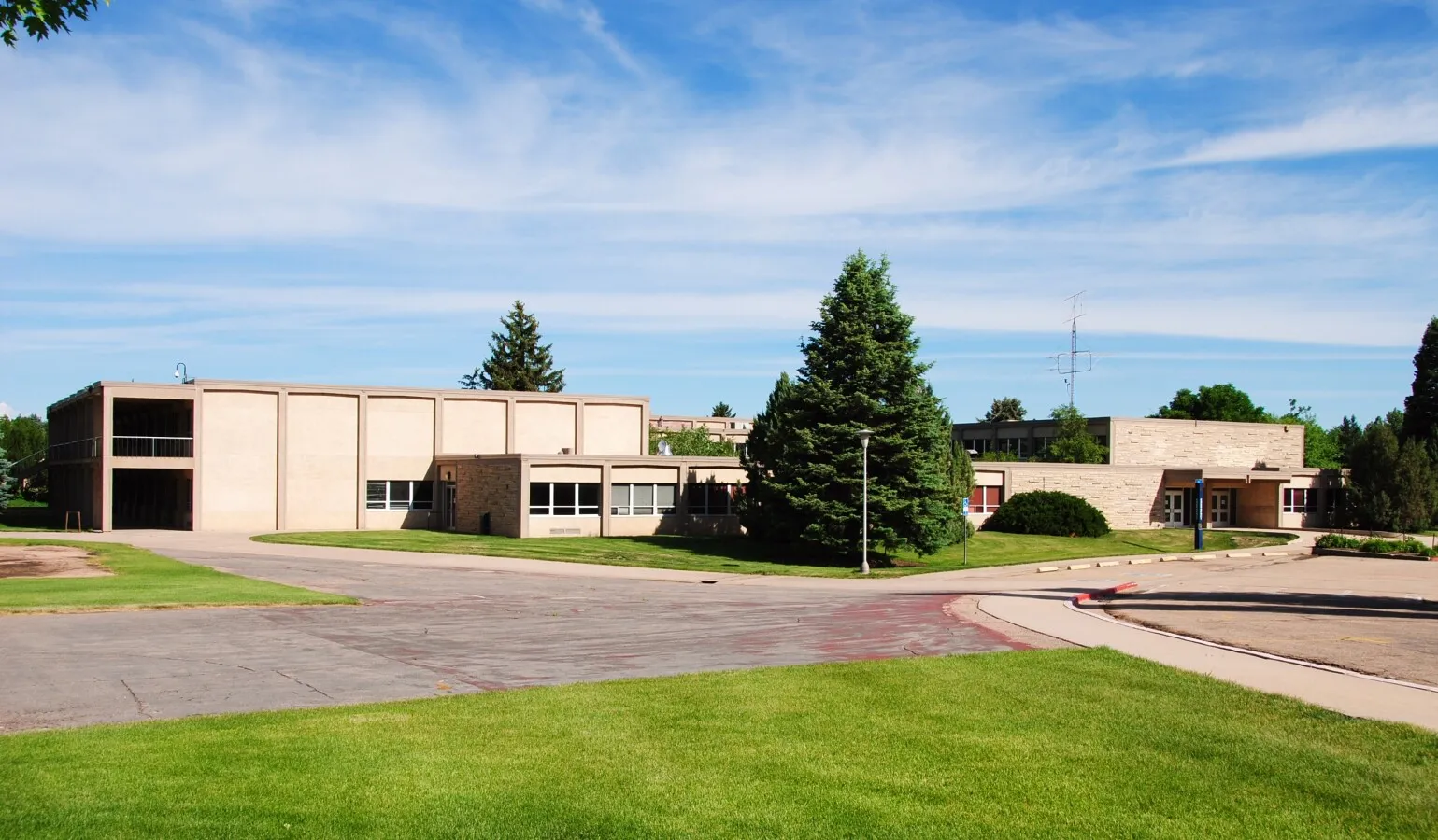 View from the southeast