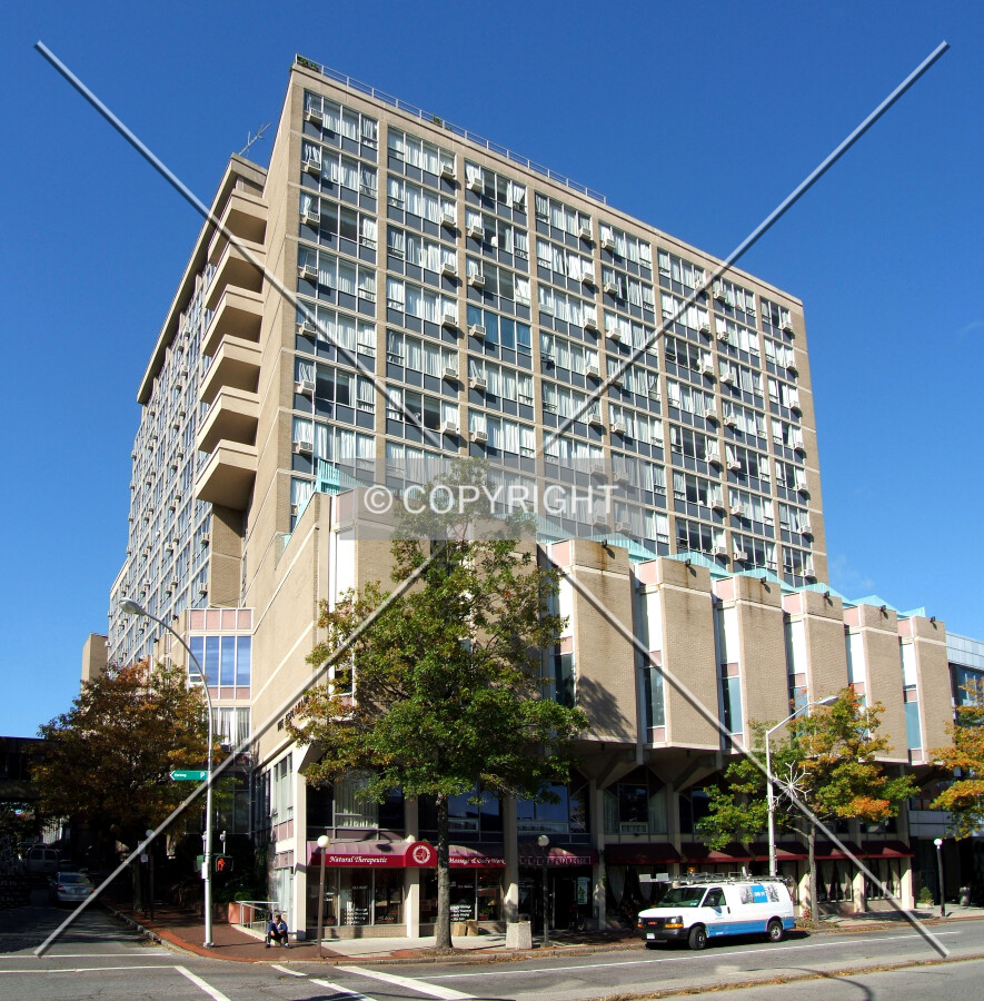 View from the east across Broadway