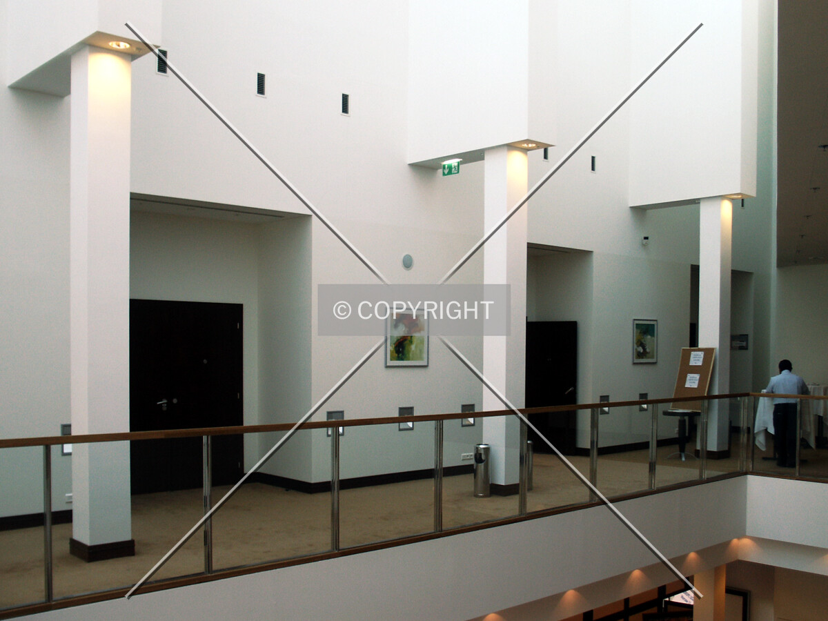 Upper level of the atrium