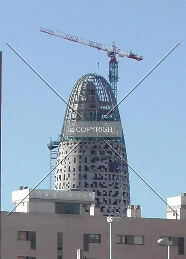 View of the building from the future Hotel Pere IV