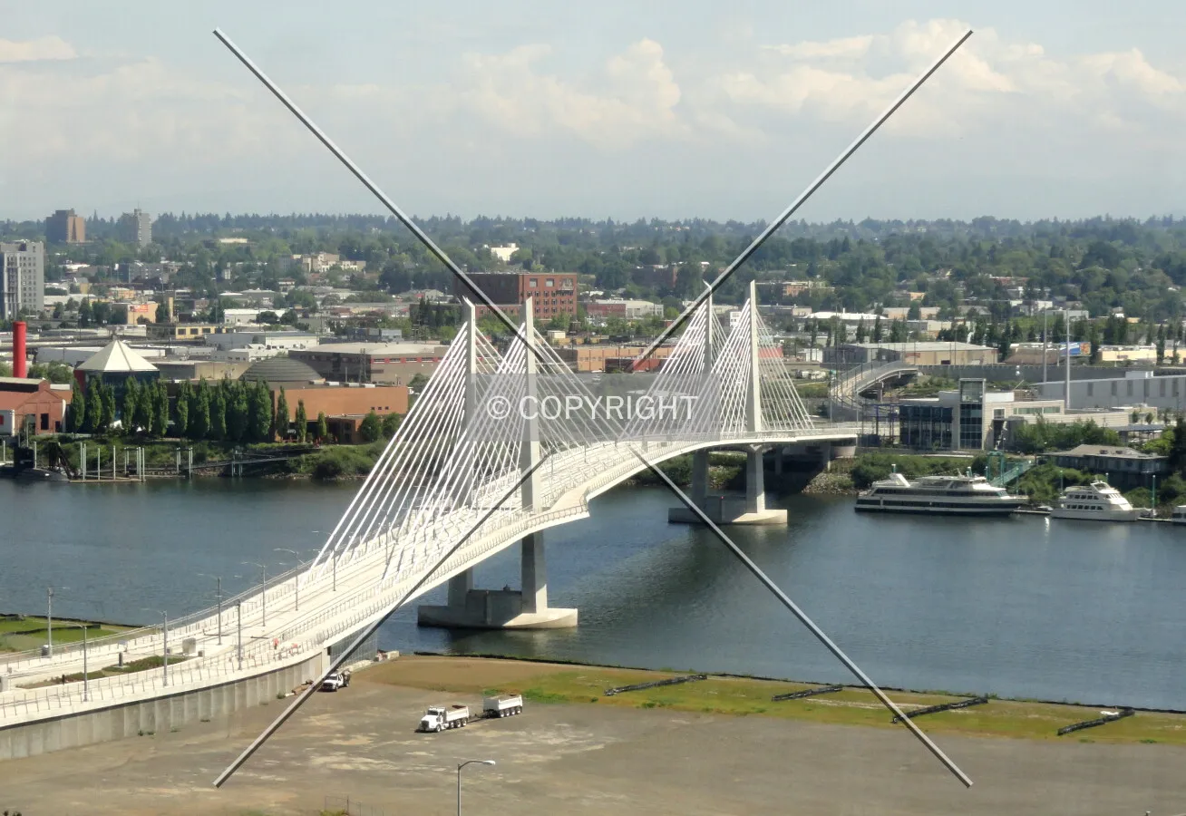 From the Portland Aerial Tram to the southwest