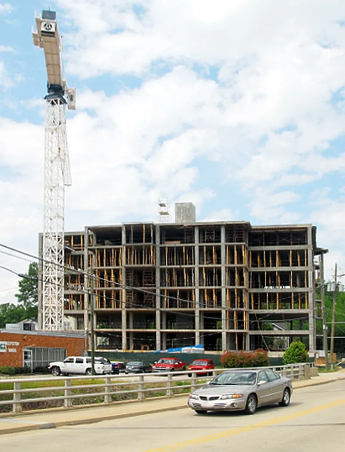 View from the southeast along Boylan Avenue