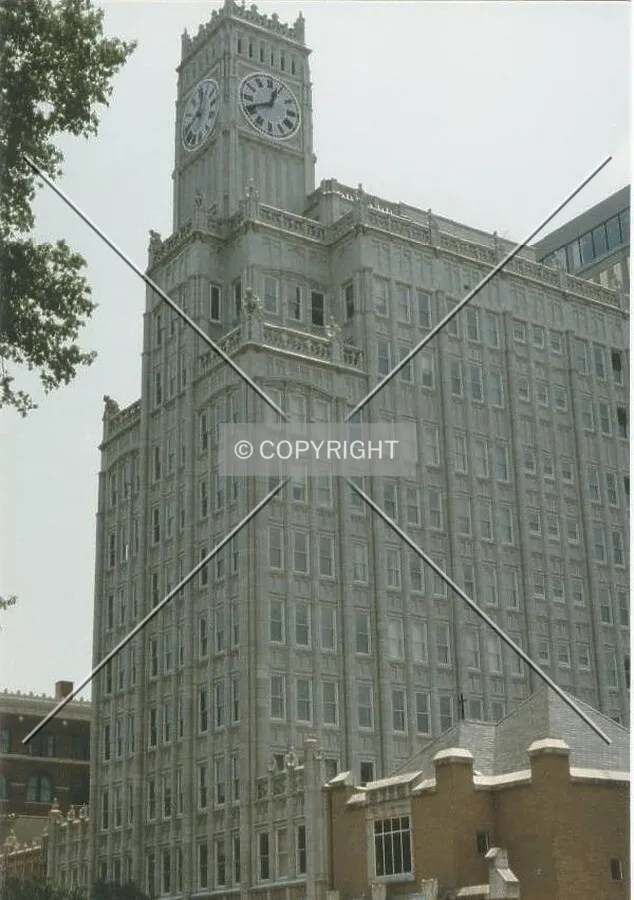 A view of the building from the east
