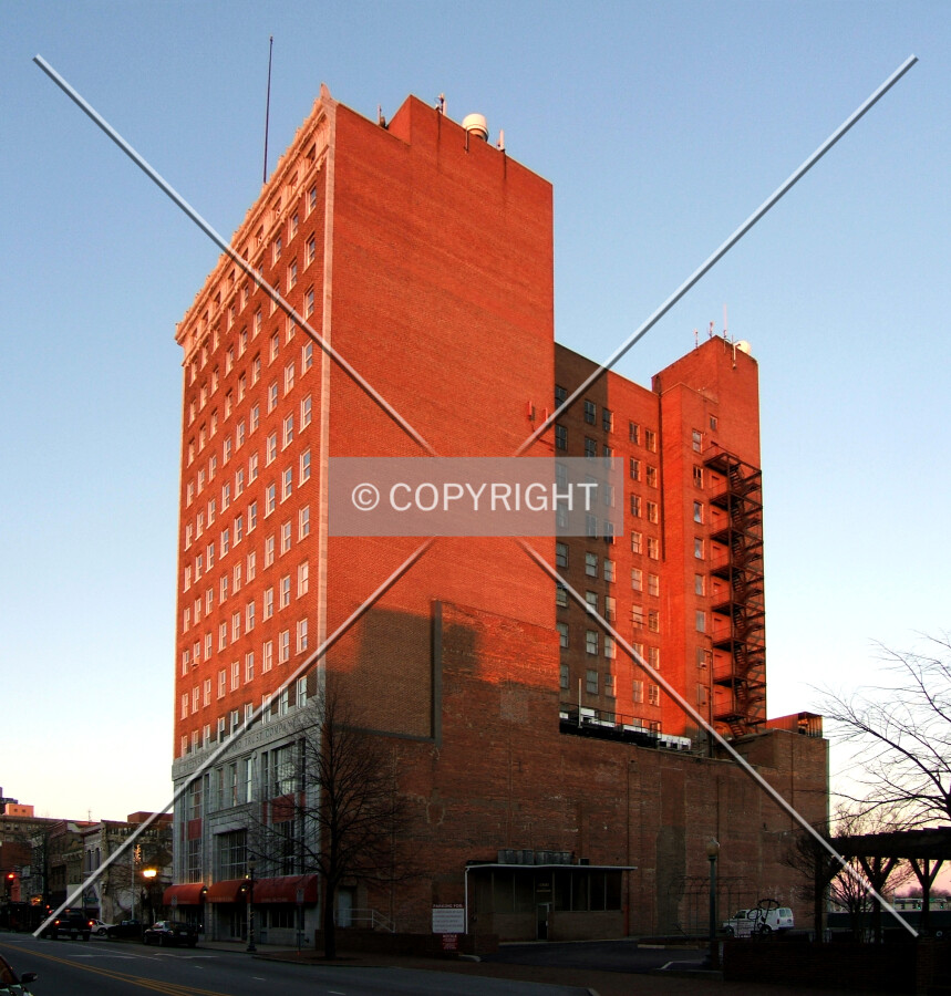 View from the southwest on Elm Street