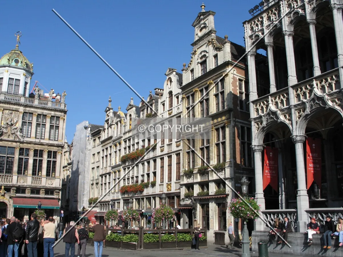 Typical guild houses on the Grote Markt