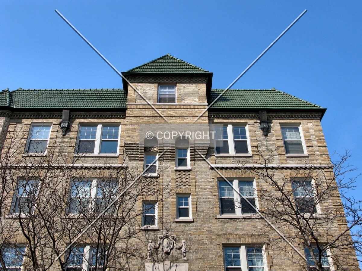 Looking up from Bryant Avenue