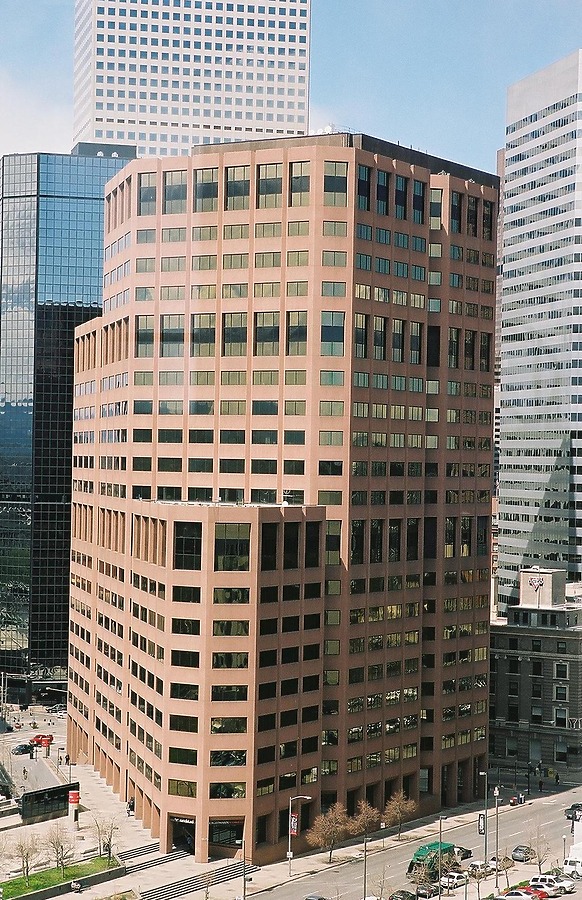 Elevated view from the southeast