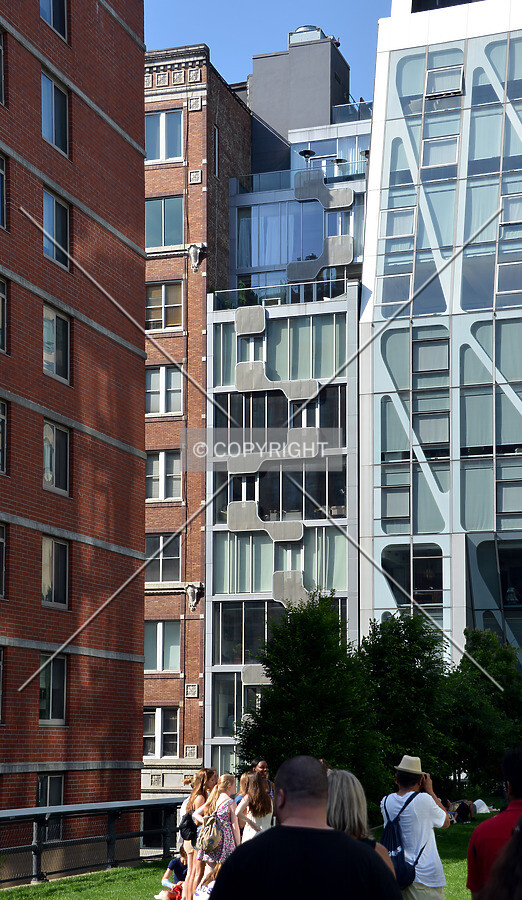 View from the south on the High Line