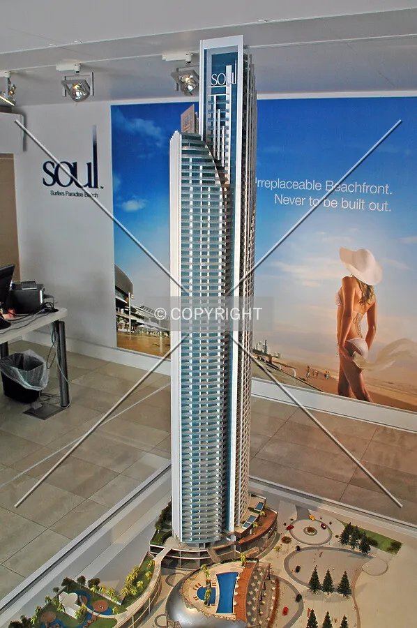 View of a model