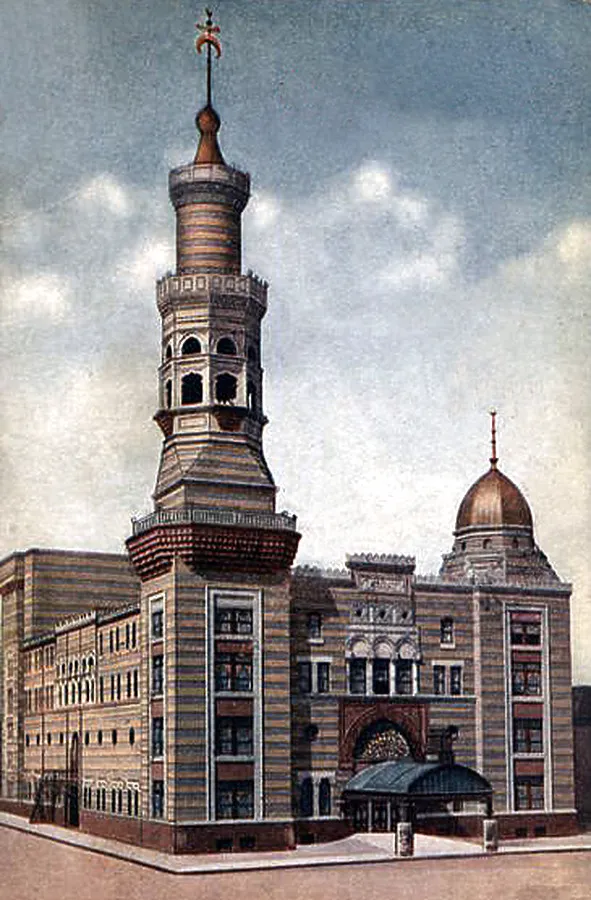 Vintage view from the southeast