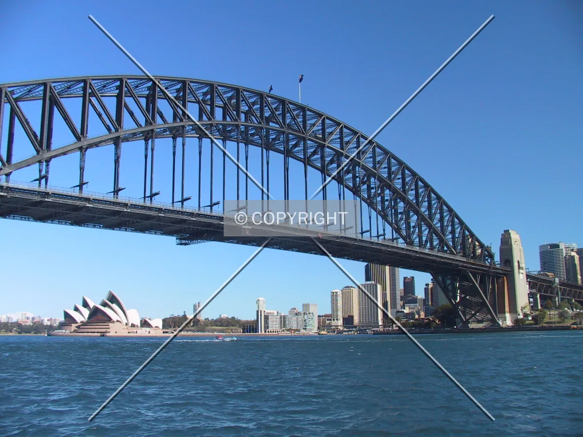 View to the southeast from Milsons Point