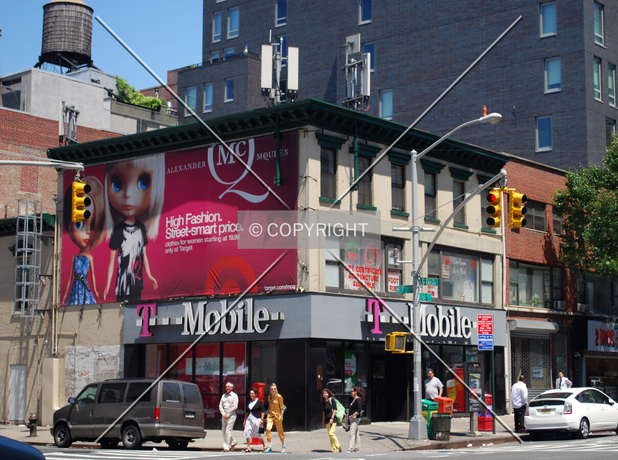 Viewed from the south along 6th Avenue