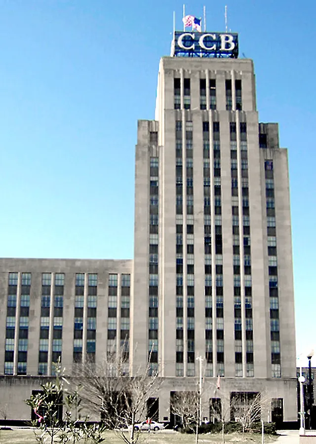 View from the southeast