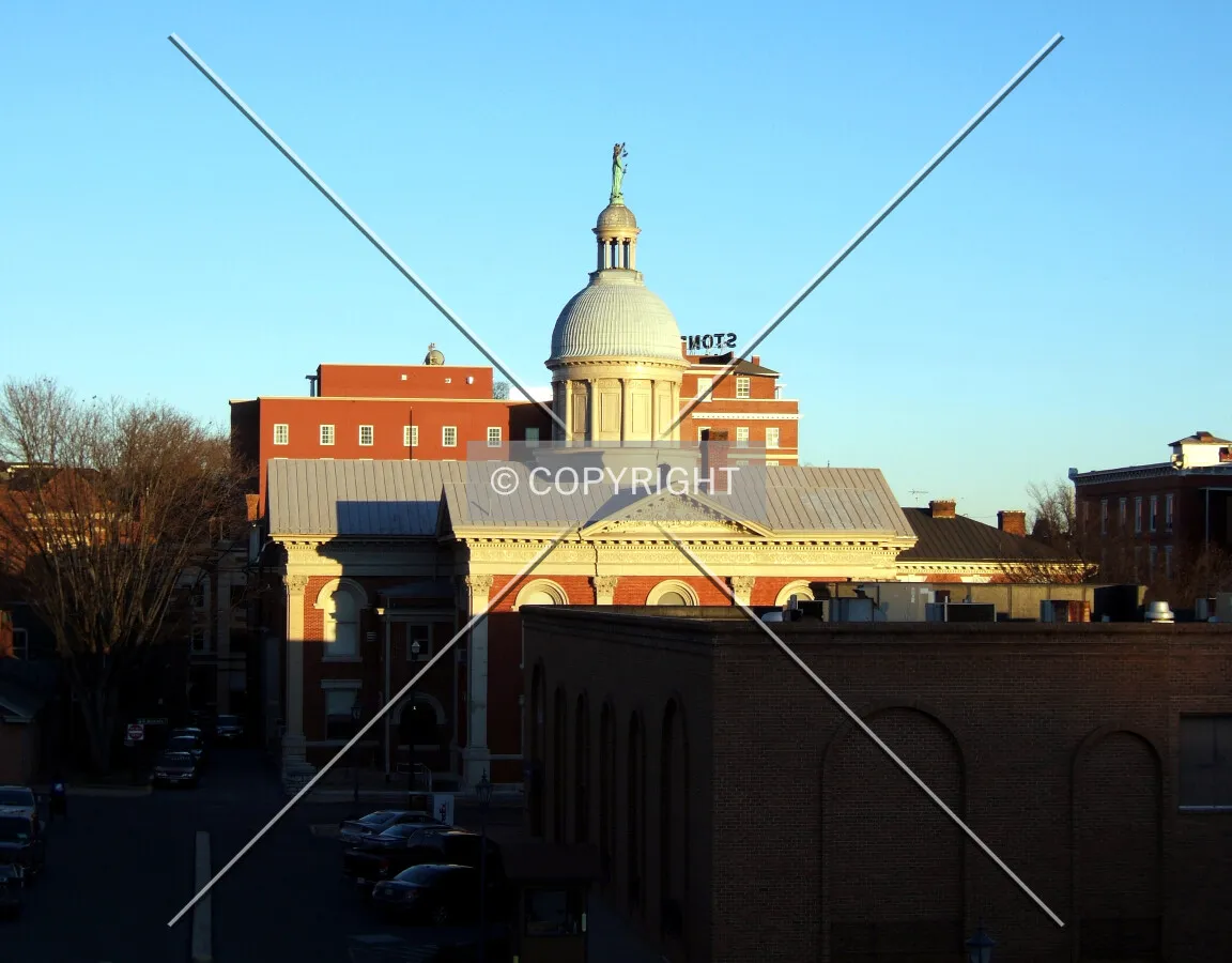 Downtown from the west