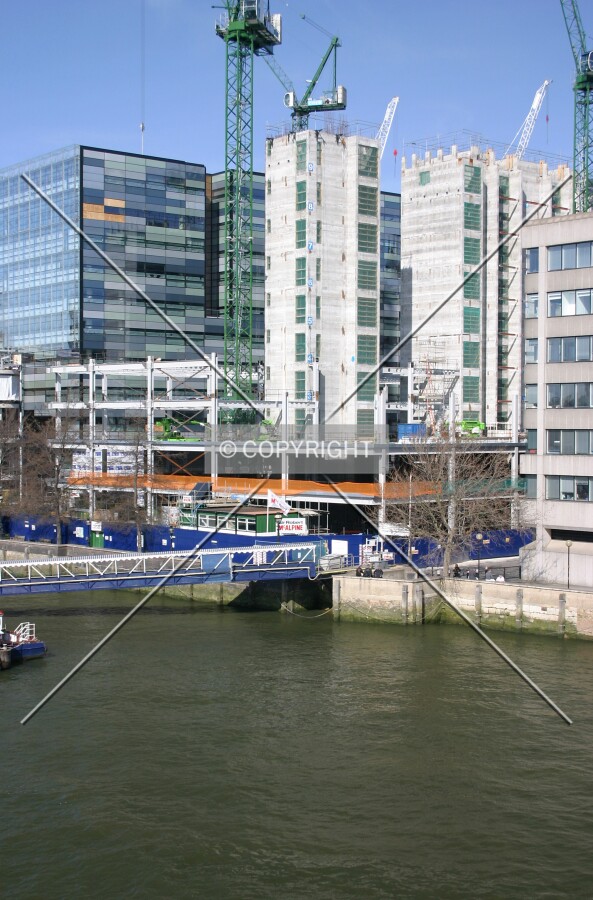 View northwest from London Bridge