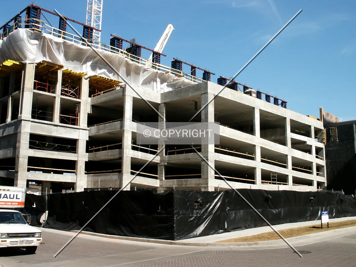 South side of the structure