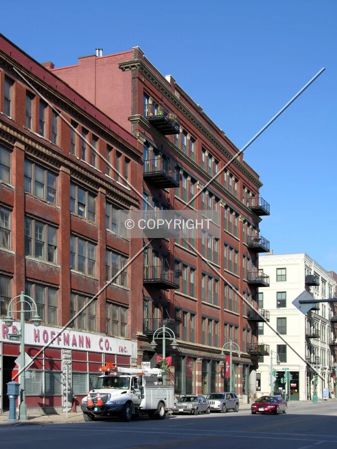 From the south along South Water Street