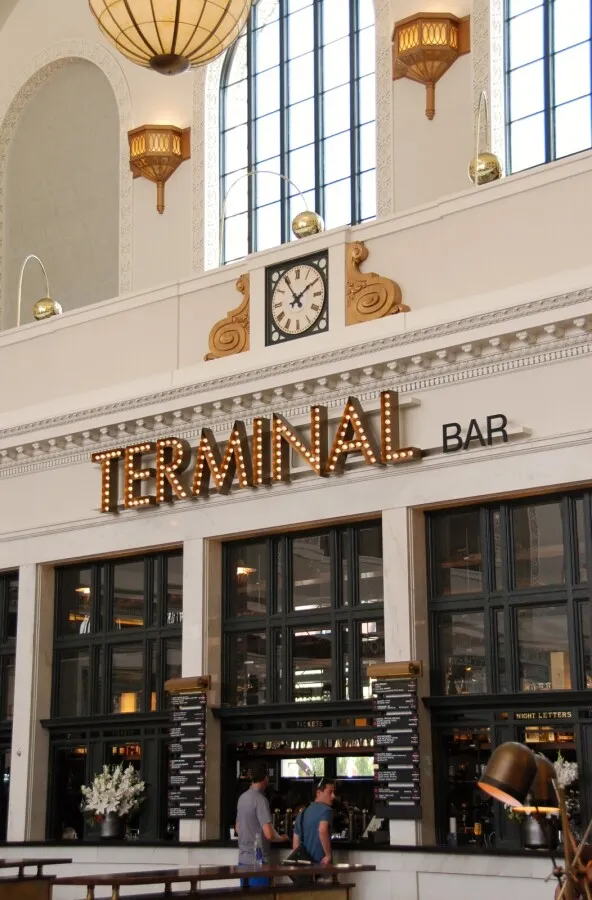 Bar inside the Great Hall