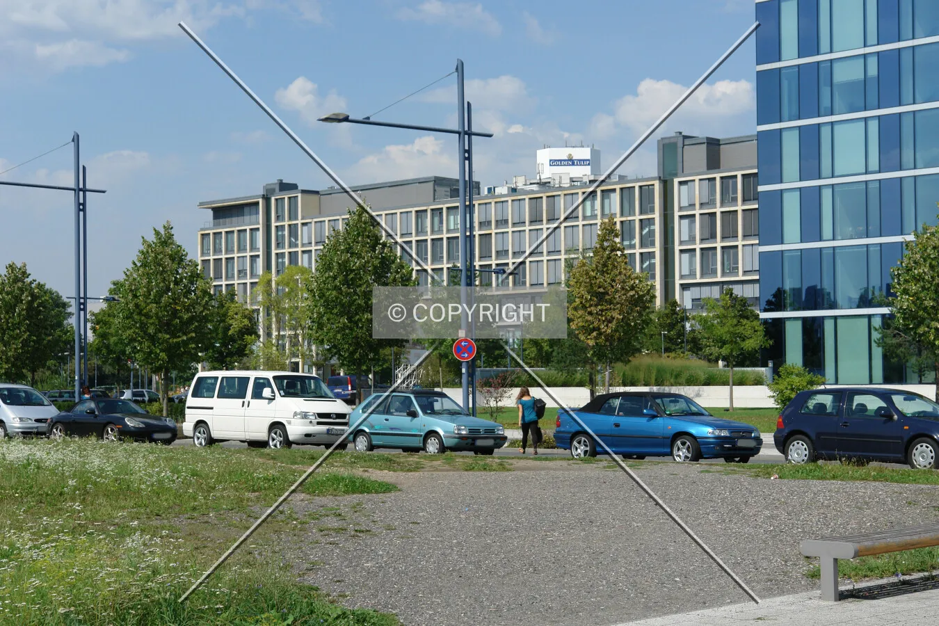 AlphaHaus in Offenbach from entrance S-Bahnstation Kaiserlei