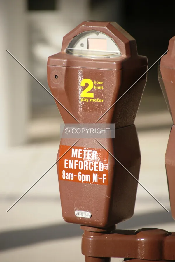 A parking meter