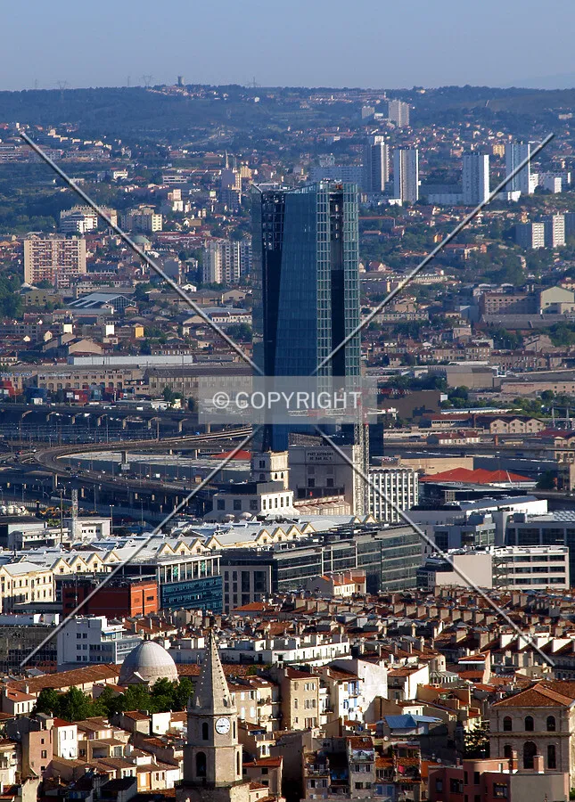Looking north from Notre-Dame de la Garde