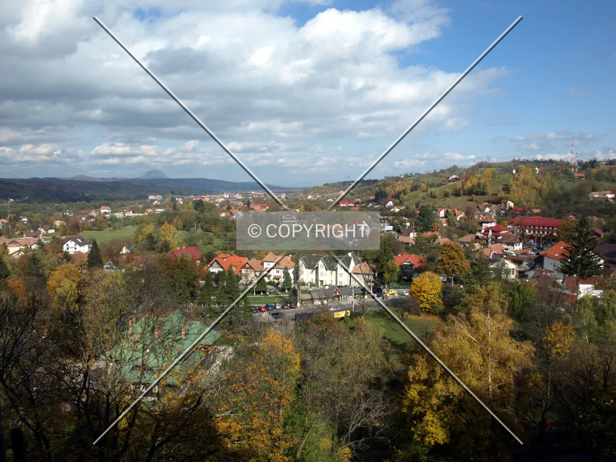 Looking east from Bran Castle