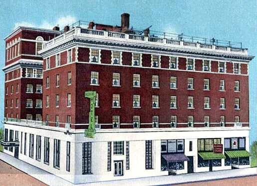 Vintage view from the southeast