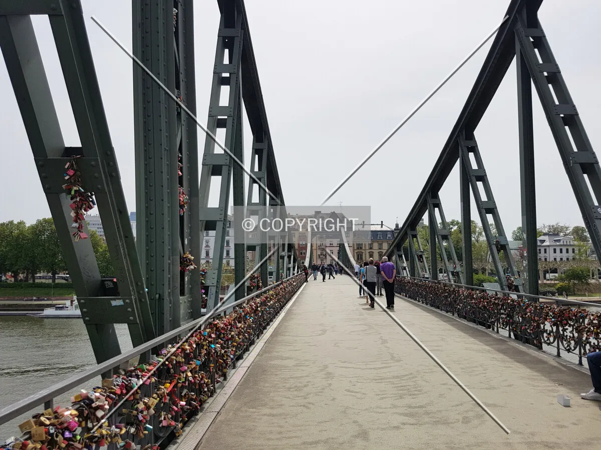 Locks at Eiserner Steg - a symbol for love