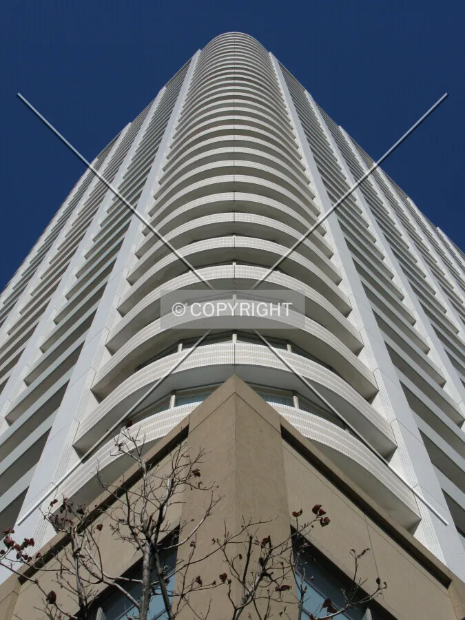 Looking up from the south