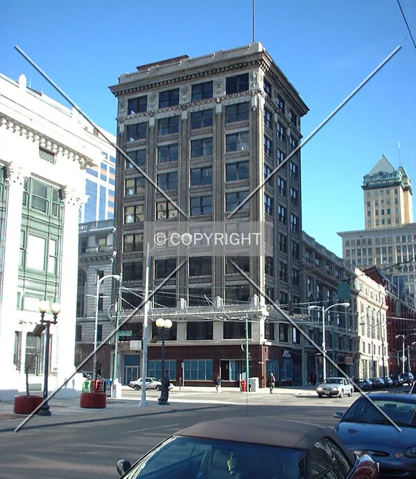 Southwest corner from Fourth Street