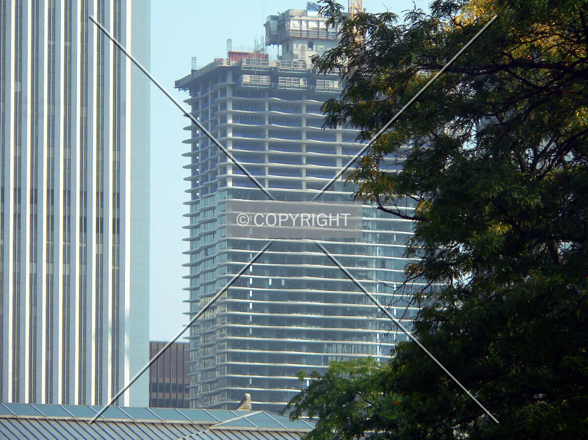 View to the northeast from Michigan Avenue