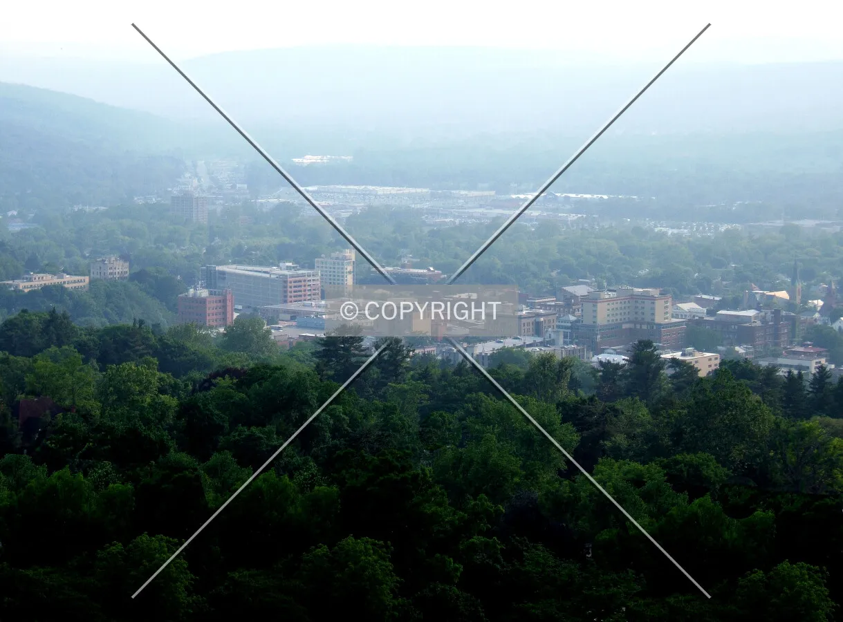 Downtown from the northeast