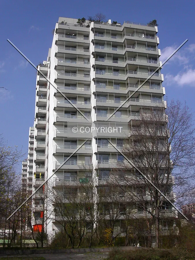 Southern side of the building