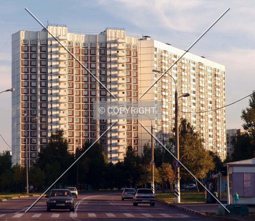 View along Litovsky Boulevard