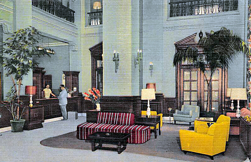 Vintage view of the lobby