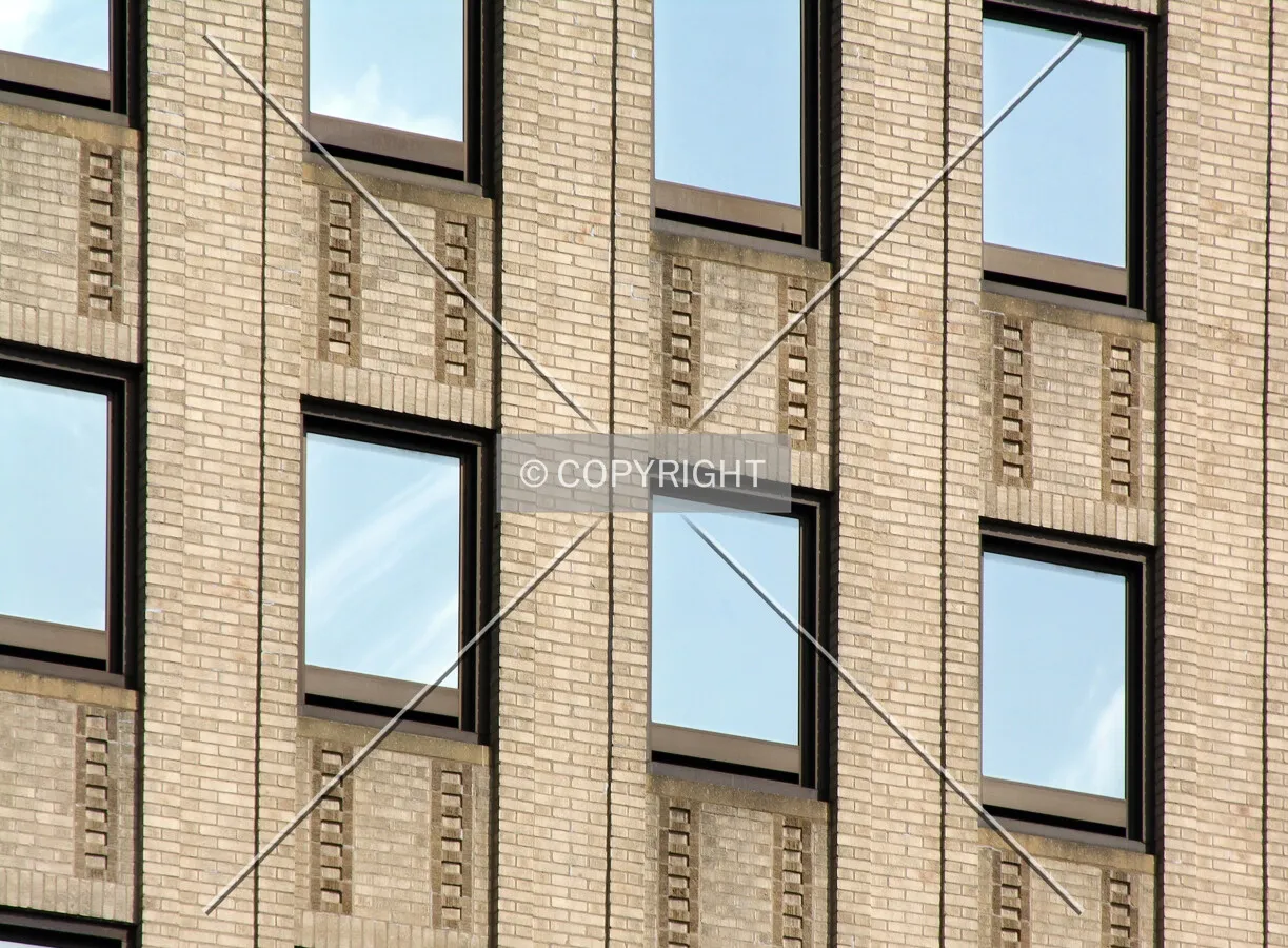Detail of the western facade