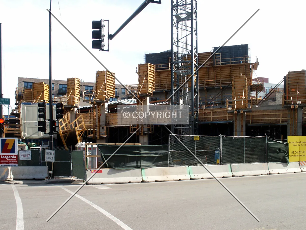 Looking south across 16th Street