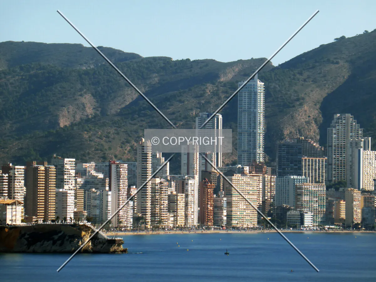 Benidorm skyline