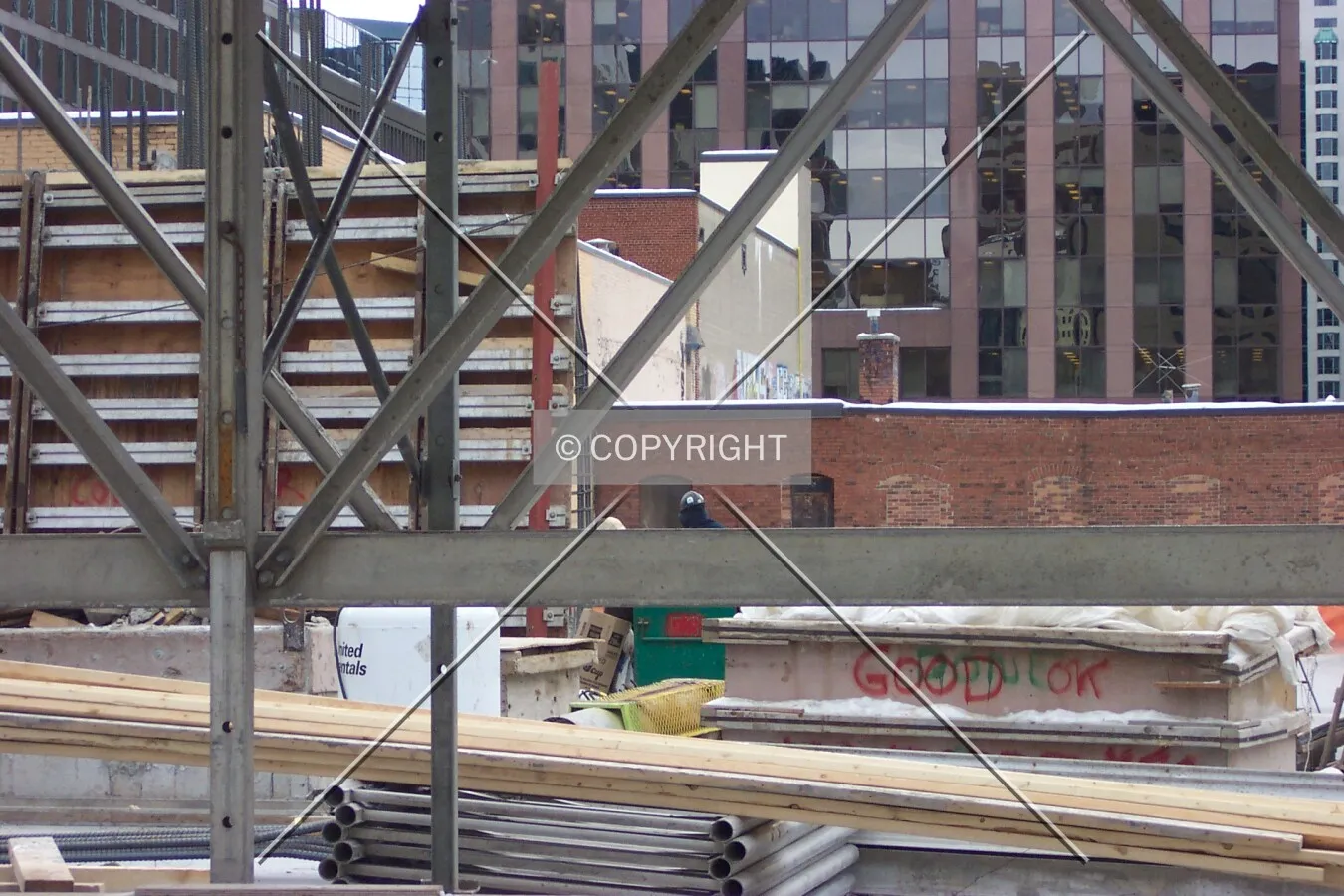 Materials on site