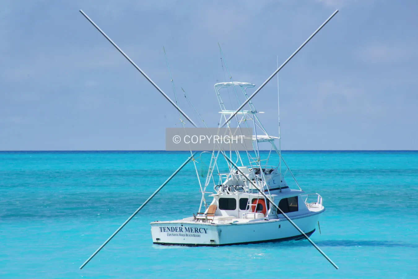 luxurious boat in the carribean