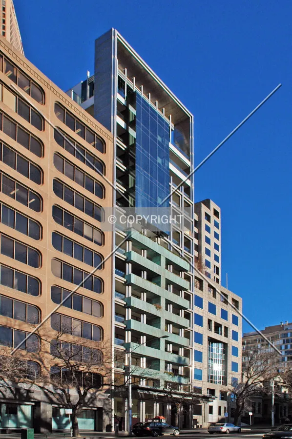 As seen from Fitzroy Gardens