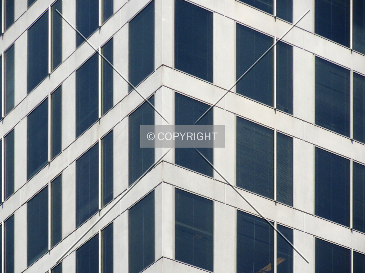 Southwest corner facade detail