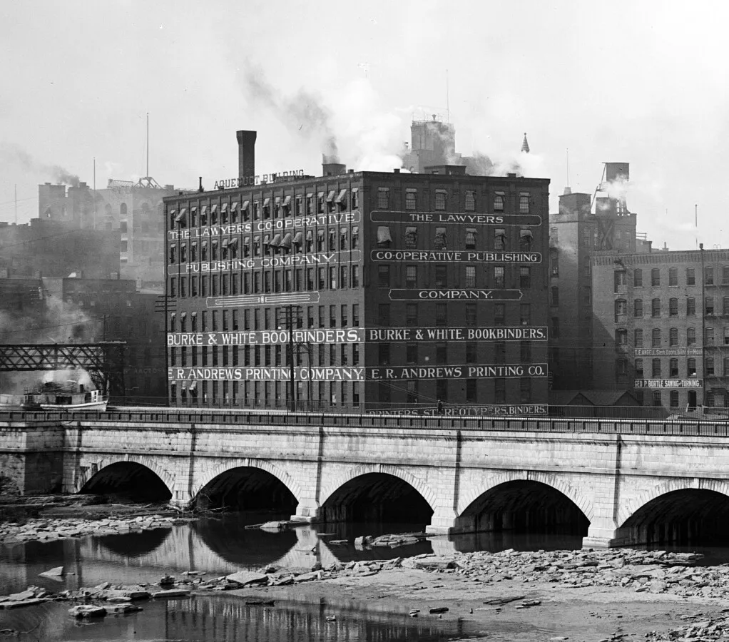 Vintage view from the southeast