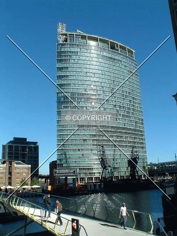 View from across West India Dock