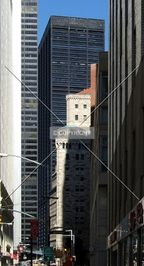 From the southeast on Liberty Street