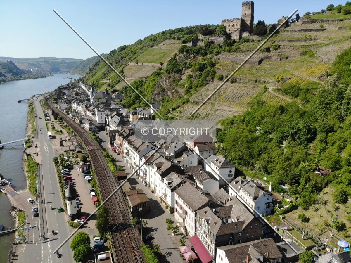 Above the rhine river